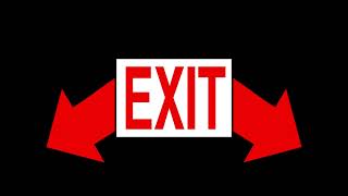 Carmike Cinemas Exit Sign notice
