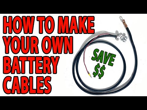 ⭐️ HOW TO BUILD CUSTOM BATTERY CABLE 🔧  CHEAP & EASY BATTERY CABLES IN LESS THAN 10 MINUTES