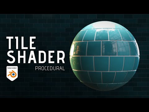 Procedural Material Tutorial [Tile Shader in Blender 3.0]