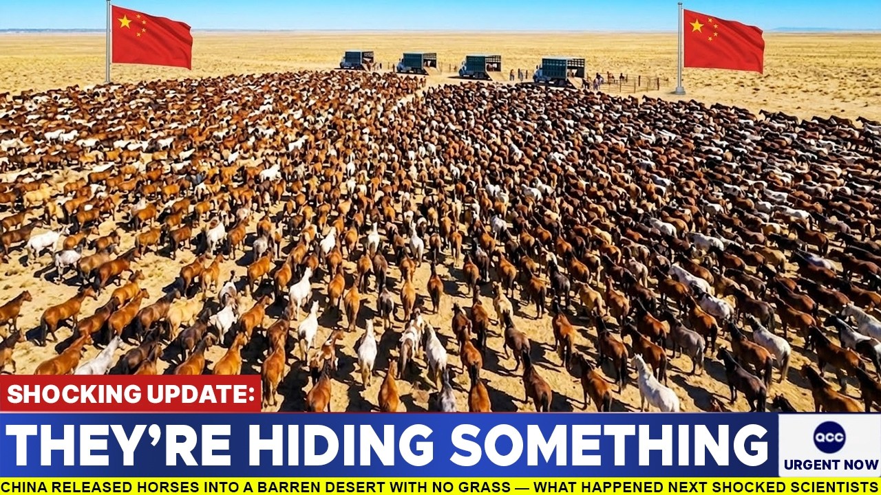 LA POTENZA DELLA NATURA. IL CAVALLO RIPORTA LA VITA NEL DESERTO...
