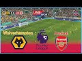 [LIVE] Wolverhampton vs Arsenal / Premier League 23-24 / Full Match / video game Simulation