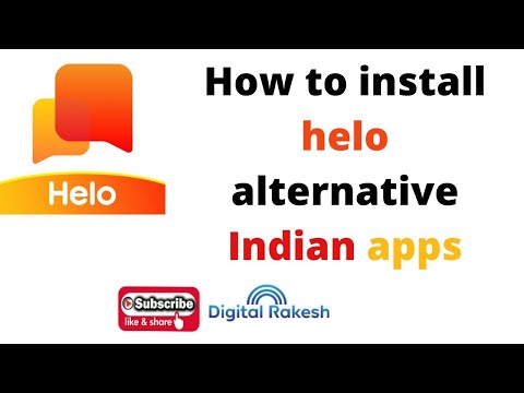 How to install helo alternative Indian apps