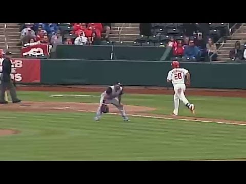 Springfield's Jonathan Rodriguez clears the bases