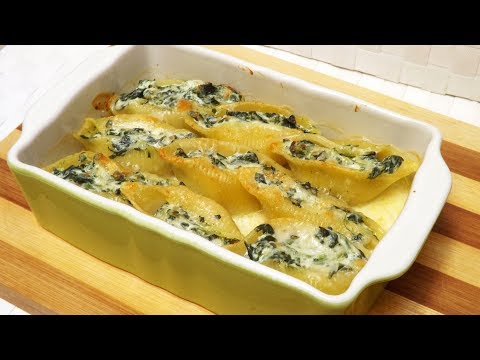 CONCHIGLIONI RICOTTA E SPINACI al forno