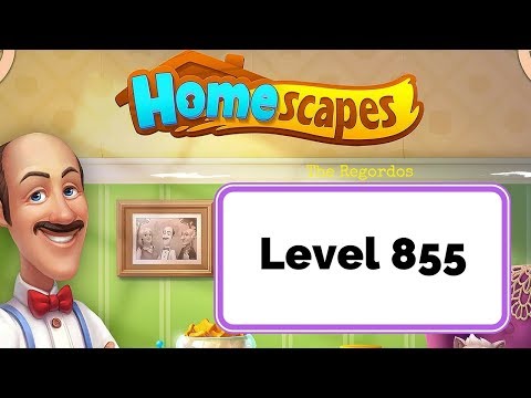 Homescapes Level 855 - No Boosters