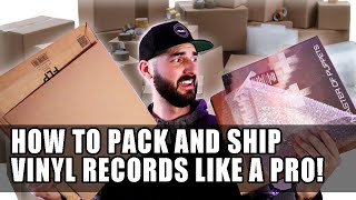 How To Pack And Ship Vinyl LP Records like a Pro