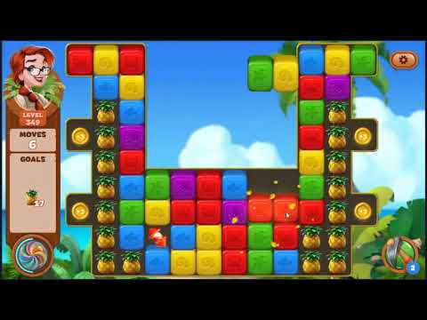 Lost Island Blast Adventure Level 349 - NO BOOSTERS 🏝️ | SKILLGAMING ✔️