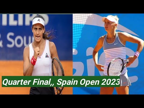 Jil Teichmann Vs Maria Carle|| Quarter Final 2023 ,Spain Open Tennis|| Short Highlights & Recap