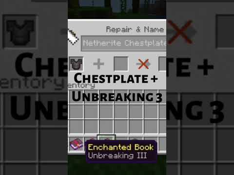 Gamingstars - Best enchantment Chestplate in Minecraft 😘😘 |#shorts|#viral