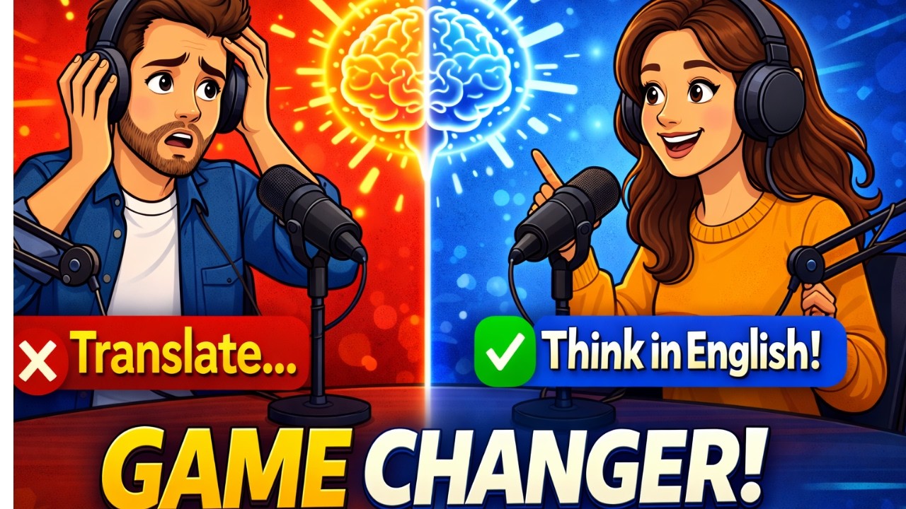 Think in English, Not Your Language 🧠🔥  Game Changer for Fluency!