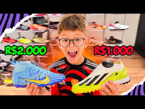 Chuteira da Nike de 2 Mil Reais Vs Chuteira da Adidas de Mil Reais