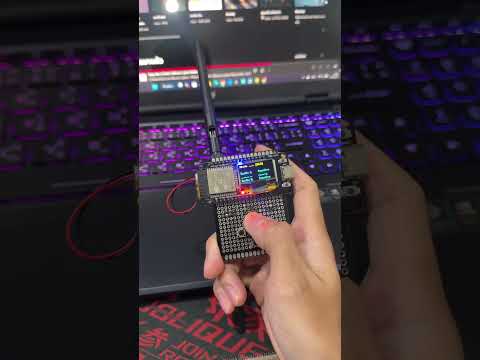 BLE Jammer. #hacks #esp32oled #project #arduino