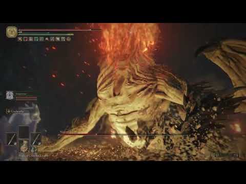 Elden Ring – Magma Wyrm boss fight (Gael Tunnel)