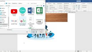 How to put one picture on top of another in Word document