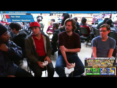 CSB 52 - Poke + Blush vs Blacktwins + Moosebones - Smash 4 Doubles WSF