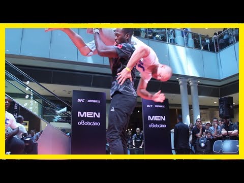 Breaking News | Video: derek brunson ufc sao paulo open workout highlights