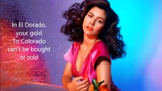 GOLD - MARINA AND THE DIAMONDS LYRICS