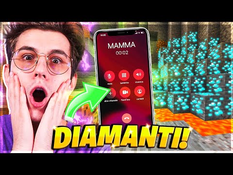 TROVO I DIAMANTI SU MINECRAFT! *CHIAMO MIA MAMMA* -  Pandora SMP Minecraft ITA