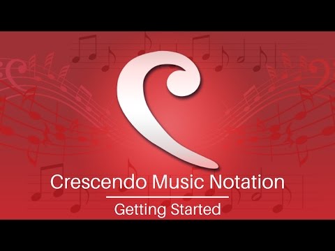 Crescendo Music Notation Tutorial | Getting Started