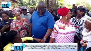 preview picture of video 'Buruji Kashamu votes in Ijebu-Igbo'