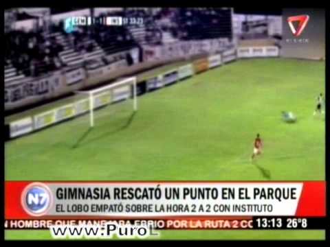www.PuroLobo.com.ar:  Gimnasia (MZA) 2 - Instituto (CBA) 2 - Fecha 3  - Nacional B 2015