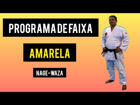 PROGRAMA DE FAIXA AMARELA - NAGE-WAZA (Técnicas de projeção) EXAME DE FAIXA DE JUDÔ.
