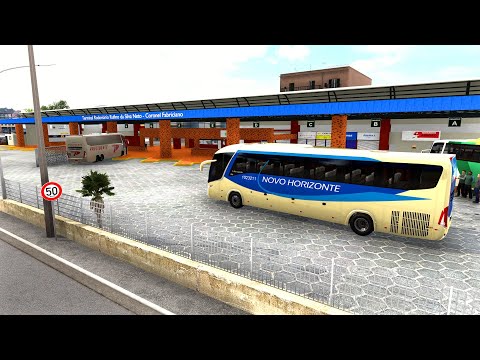 Euro Truck Simulator 2 - 1.56 - ONIBUS. Itambacuri MG - Coronel Fabriciano MG. Viação Novo Horizonte