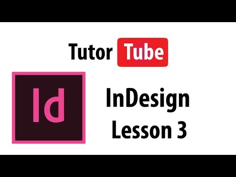 InDesign Tutorial Lesson 1 Interface Basics New Document and Move Tool