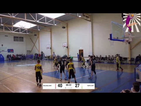 BBBL U11  MAŽEIKIAI 2007 LTU - BC TARTU 2007 EST   40:28
