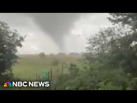 Tornado outbreak across Kansas