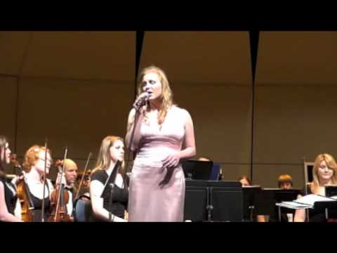 Suzanne Randle sings Cry with WOU Symphony Orchestra