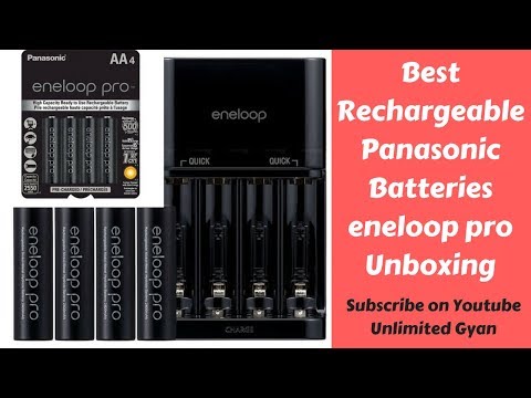Panasonic Eneloop Pro AA Rechargeable Battery, Pack Of 4