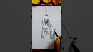 Lord Vishnu Drawing Tutorial #shorts #drawing