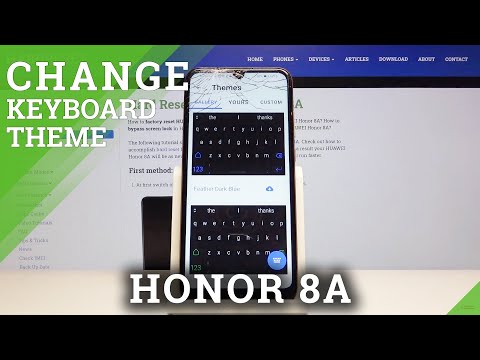 How to Change Keyboard Theme in HONOR 8A – Keyboard Settings