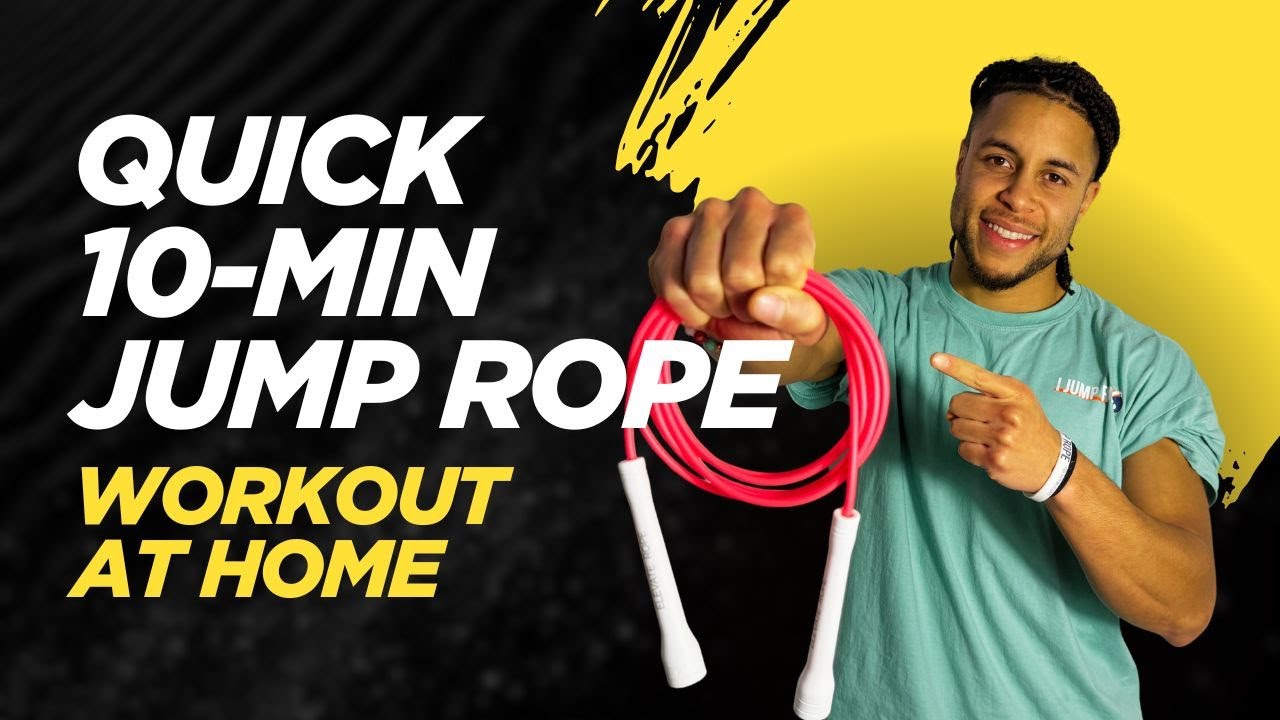 This 10-minute jump rope routine is perfect for all fitness levels—no gym required, no excuses! Whether you're pressed for time or just want to get moving, this full-body jump rope workout will quickly raise your heart rate, burn calories, and tone your entire body.