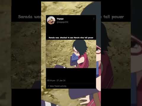 sarada was shocked to see Naruto nine tail power👿👿👿👿#global #trending #viral #youtubeshorts