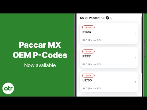 Otr Diagnostics Paccar Mx