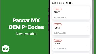 Paccar MX OEM P-codes capabilities, now in the palm of your hand | OTR Diagnostics