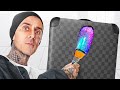 I Surprised Travis Barker With Custom Bags!