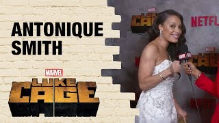 Antonique Smith on Detective Nandi Tyler's History with Misty Knight in Marvel's Luke Cage Season 2 video