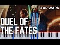 Duel Of The Fates Piano Cover By Burhan Erdemir From Star Wars Episode 1 Phantom Menace