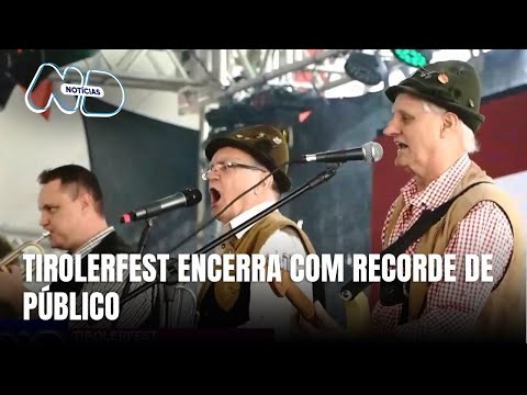 Tirolerfest encerra em Treze Tílias com recorde de público e celebração austríaca