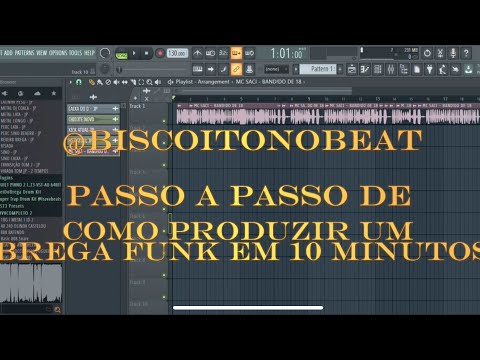 PASSO A PASSO DE COMO PRODUZIR UM BREGA FUNK! (BISCOITO NO BEAT)