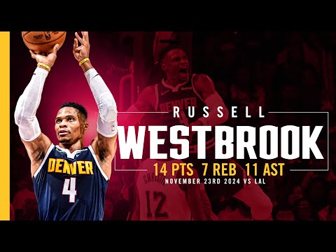 Russell Westbrook Secures Double-Double vs. Lakers 📺 | 11/23/24