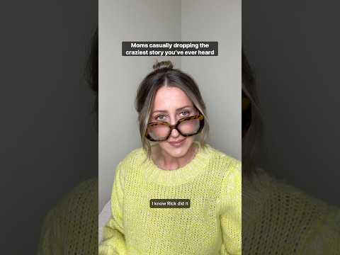 Nonchalantly revealing a traumatic plot twist before dinner