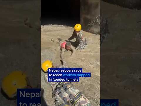Race to save hundreds trapped in Nepal tunnels | DW News