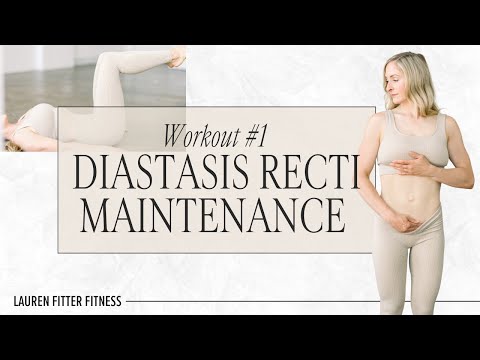 Diastasis Recti Repair Maintenance Workout #1 - maintain healing + strengthen your core postpartum
