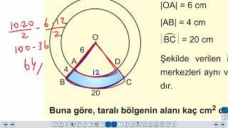 Eğitim Vadisi TYT Geometri 17.Föy Çember ve Daire 2 (Dairenin Çevresi ve Alanı) Konu Anlatım Videoları