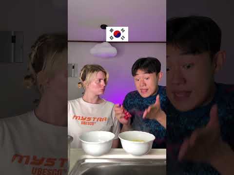 Spicy Noodles War: 🇰🇷 vs 🇬🇧 🌶️🔥💀 #shorts #viralvideo
