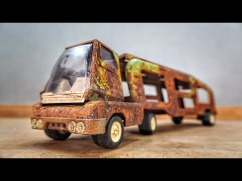 Restoration - Tonka Car Carrier Truck 1963s